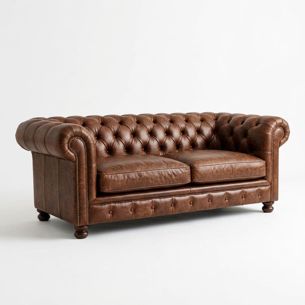 Chesterfield Leather Sofa