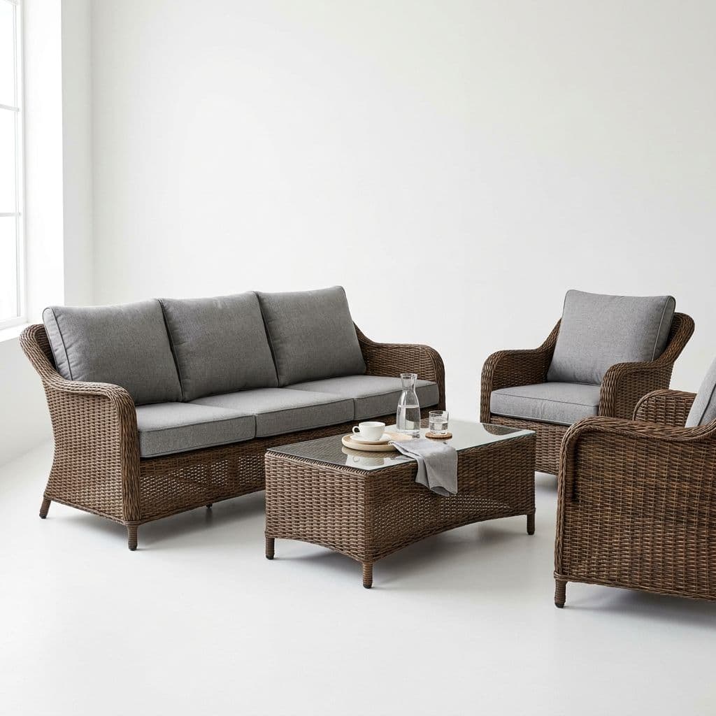 Outdoor Rattan Patio Set