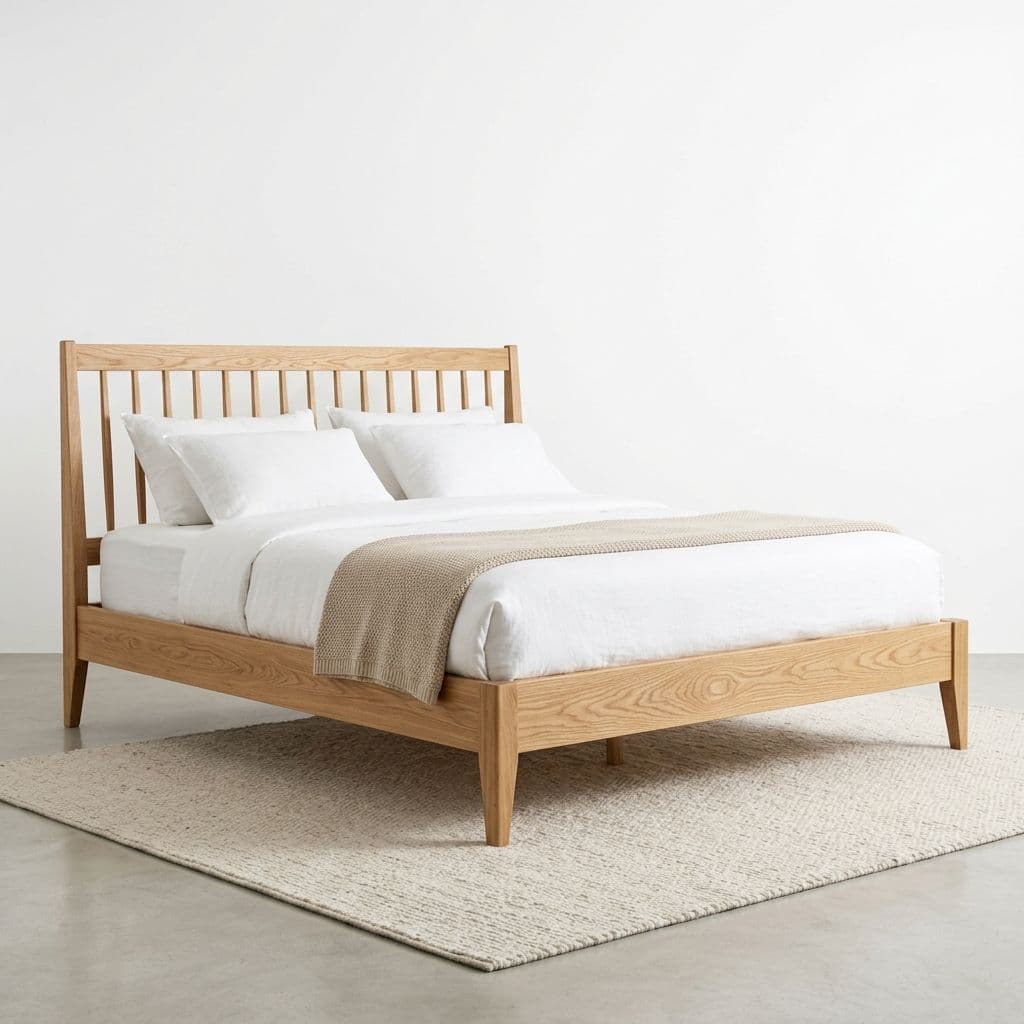 King Size Oak Bed Frame